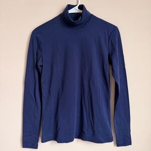 L.L. Bean Navy Long Sleeve Turtleneck